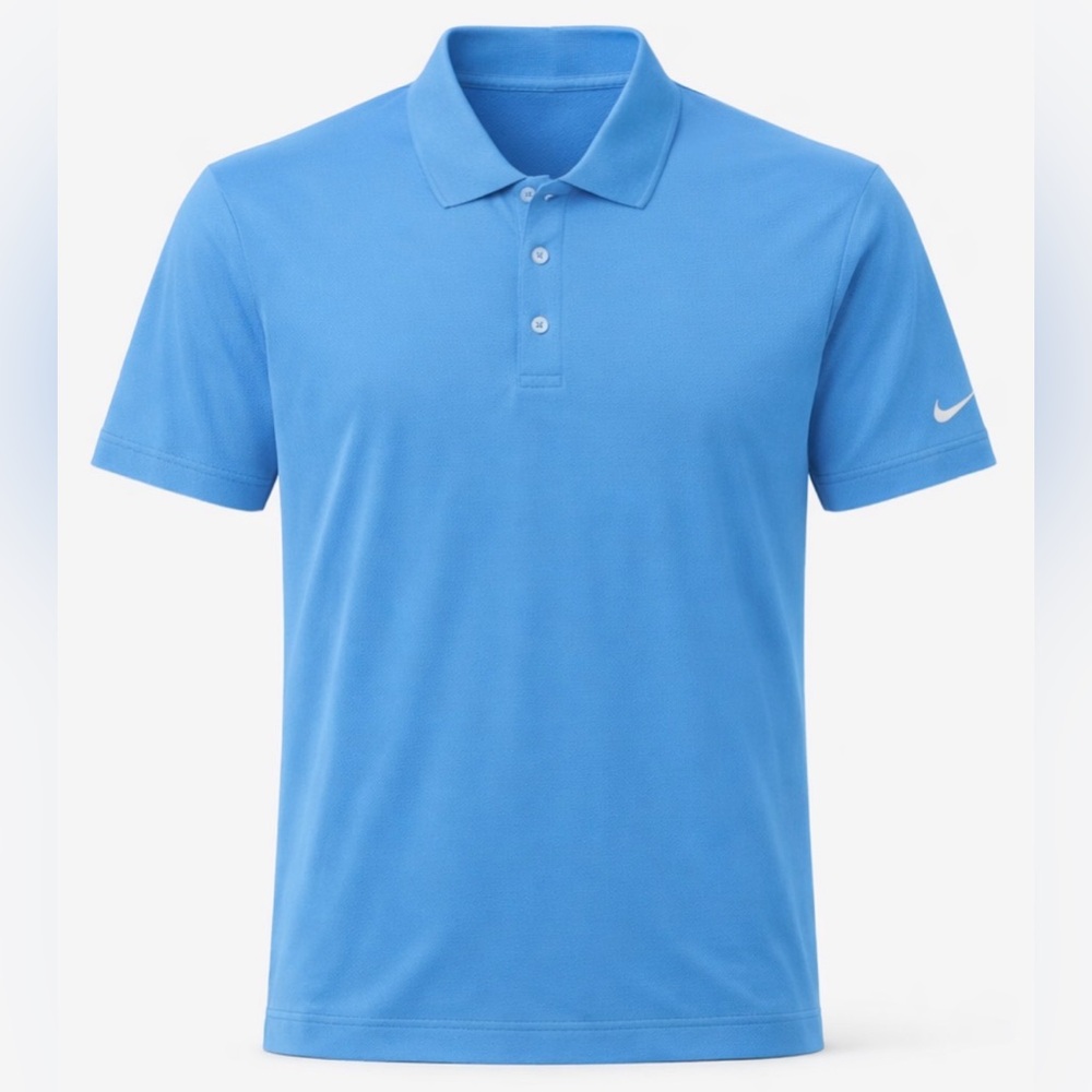 Nike Golf Tour Performance Dri-Fit Polo NWT Baby Blue Size Medium MSRP $50